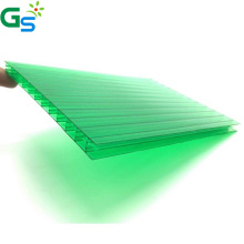 Uv Coating Sun Sheet 16Mm Fire Resistant Plastic Hollow Sheet Polycarbonate Sheet Carport Rain Protection